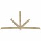Ekena Millwork Alberta Rough Sawn Timber Gable Bracket, Douglas Fir, 96"W x 64"H x 2"D x 4"F, 16/12 Pitch GBW096X64X0204ALB00RDF - alternate 3